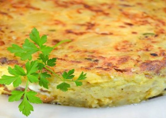 عجة البطاطس الاسبانية